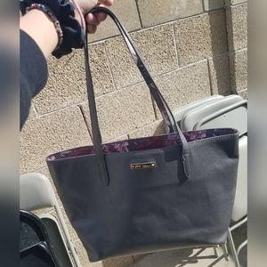 Women's Black Leather Tote Bag